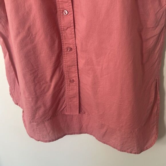 Ophelia & Indigo Midi Pink Button-Up Shirt Dress S/M - Picture 3 of 7